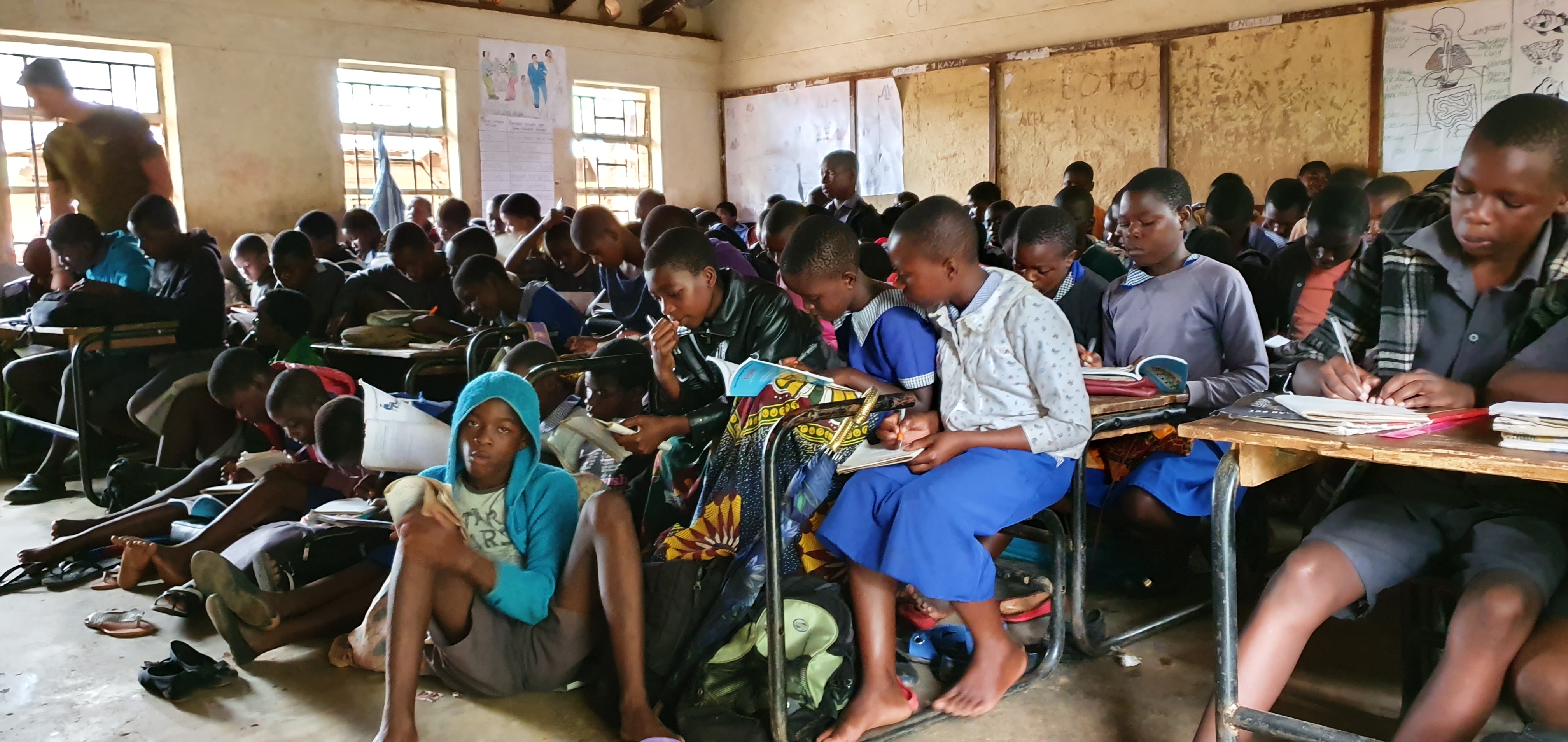 Skoleelever i Malawi